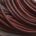 KNORR prandell | Leather Cords — 2 x 1 metre, 2 mm, cowhide, Sepia