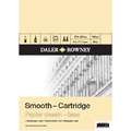 DALER-ROWNEY | Smooth-Cartridge Pads — 130 gsm, A4 - 21 cm x 29.7 cm, 130 gsm, cold pressed, 30 sheet pad (one side bound)