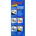 Saral Wax-Free Transfer Paper Assortments, Universal, 1 x white, yellow, red, blue and graphite