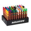 Molotow One4All 127HS Complete Display Set, 70 markers, 64x2mm tip / 4x1mm tip / 2x2mm tip empty