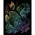 Royal & Langnickel® | Engraving Art™ Scratch Pictures — packs, tropical fish on rainbow background