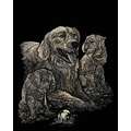 Royal & Langnickel® | Engraving Art™ Scratch Pictures — packs, golden retriever on gold background