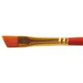 Léonard Orange Similhair Series 20 PS Chisel Brushes, 8, 10.00