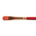 Léonard Orange Similhair Series 20 UB Filbert Brushes, 8, 10.00