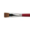 Léonard Series 2160 CC Pure Kolinsky Short Flat Sable Brushes, 14, 13.00
