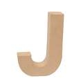 Rayher | Paper-mâché Upper Case Letters — individual, J