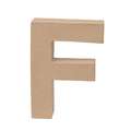Rayher | Paper-mâché Upper Case Letters — individual, F