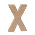 Rayher | Paper-mâché Upper Case Letters — individual, X