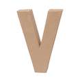 Rayher | Paper-mâché Upper Case Letters — individual, V