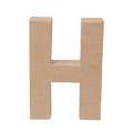 Rayher | Paper-mâché Upper Case Letters — individual, H