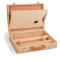 GERSTAECKER | Wooden Painting Boxes — empty, small: 38.5 x 27.4 x 8.3cm