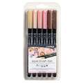 LYRA | aqua brush duo themed pen sets — 6 pens, Skin tones, set