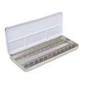 WHITE NIGHTS™ | Watercolour Empty Metal Boxes — for 12 or 24 whole pans, 12 wells, 2 dividers
