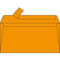 Clairefontaine 'Pollen' DIN Long Envelopes, 20 envelopes, Clementine