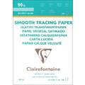 Clairefontaine Tracing Paper Pads, A4, 50 sheets, A4, 50 sheets, 90 gsm, pad (bound on one side)