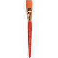 Léonard Orange Similhair Series 20 PL Flat Brushes, 20, 24.00