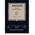 ARCHES® | DRAWING Paper — pads, 26 cm x 36 cm, pad (bound on one side), cold pressed, 200gsm - vellum cream