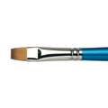 Winsor & Newton Cotman Series 555 Long Handled Flat Watercolour Brushes, 12