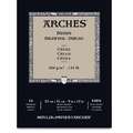 ARCHES® | DRAWING Paper — pads, 23 cm x 31 cm, pad (bound on one side), cold pressed, 200gsm - vellum cream