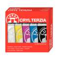 LUKAS | CRYL TERZIA Acrylic Paint sets — 5 x 125 ml, Set 1 - 5 x 125 ml