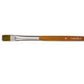 Isabey Isacryl Series 6562 Flat Brushes, 2/0, 3.80