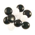 Mosaic Glass Nuggets — 100 g, Black & white opaque