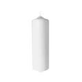 Rayher | Pillar Candles — white, 25 cm x Ø 80 mm