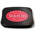 StazOn Solvent Ink Pads, black cherry