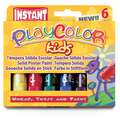 Instant Playcolor Kids Solid Gouache Sets, 6 colours