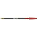 BIC® | Cristal® medium Ballpoint pens — disposable, red