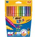 Bic Kids Visa Felt Pen Sets, 12 pens
