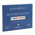 Clairefontaine Fontaine Semi-Smooth Watercolour Paper Blocks, 18 cm x 24 cm, block (glued on 4 sides)