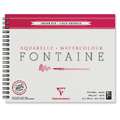 Clairefontaine | FONTAINE® watercolour paper — spiral pads ○ cold pressed ○ 300gsm, 24 cm x 30 cm, 300 gsm, cold pressed, spiral pad