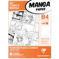 Clairefontaine BD Comics Manga Storyboard Pads, B4, 55gsm, simple frame