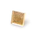 Yellow Gold Mosaic Stones — 24k leaf gold, Smooth