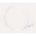 Asre White Plastic Coated Steel Cord, length 1.0m