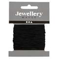 Jewellery Maker 1 mm Macramé Cord — 10 metres, Black