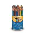 Bic Kids Ecolutions Evolution Triangular Coloured Pencil Sets, 48 crayons