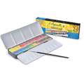 SENNELIER | Artists' Watercolour box sets — metal boxes, 24 x half pans
