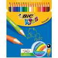 BiC® | KIDS TROPICOLORS™ Coloured Pencils — packs, 12 colours