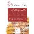 Hahnemuehle Allegretto Watercolour Painting Block, 10 sheets, 150gsm, A4 - 21 cm x 29.7 cm, 150 gsm, cold pressed, pad (bound on one side)