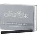 CRETACOLOR® | Compressed Charcoal Sticks — packs of 12, soft, set