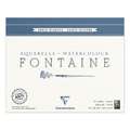 Clairefontaine | FONTAINE® watercolour paper — cloud texture ○ 300 gsm, 24 cm x 30 cm, 300 gsm, 300 gsm, block