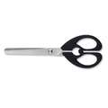 Wonday® | Electron Ambidextrous Scissors — 17 cm, rounded tip, black handles