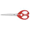 Wonday® | Electron Ambidextrous Scissors — 17 cm, pointed tip, red handles