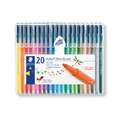Staedtler Triplus Color Pen Sets, 20 colours