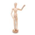 JAX® | Articulated Mannequins — light hardwood, male 30cm