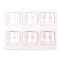 ASRE | Frame Buffer Pads — self-adhesive, 20 mm x 20 mm x 7.5 mm, pack of 6