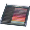 Faber-Castell Pitt Artist 12 Coloured Brush Pen Sets, earth tone selection