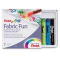Pentel Arts Fabric Fun Pastel Sets, 7 colours